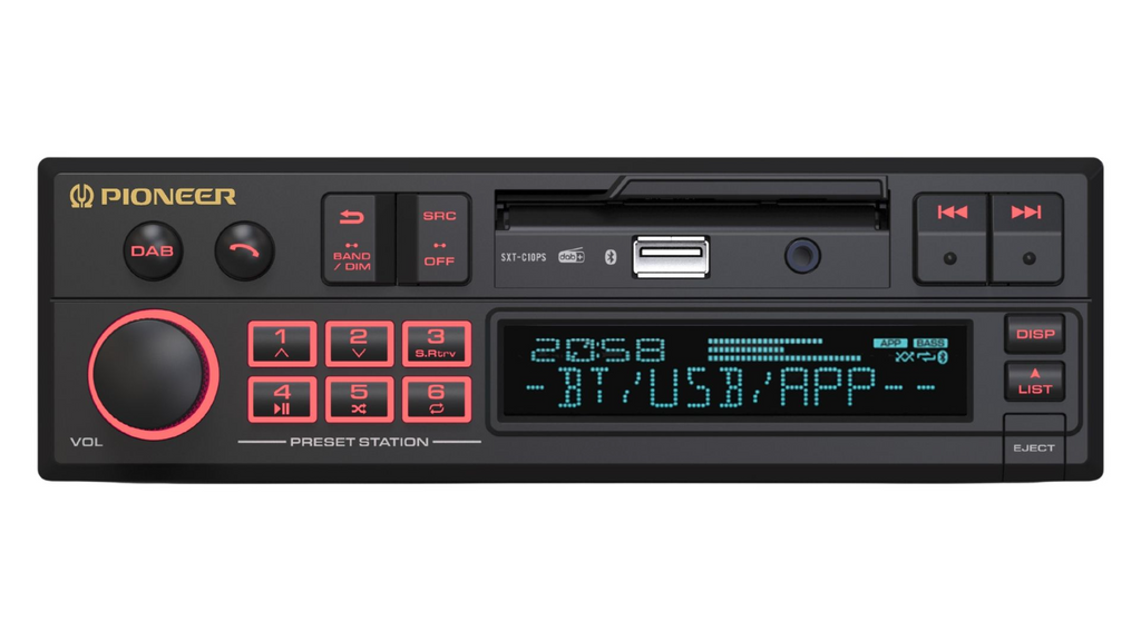 Pioneer SXT-C10PS, Retroradio, USB, Bluetooth, DAB