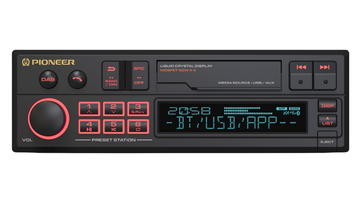 Pioneer SXT-C10PS, Retroradio, USB, Bluetooth, DAB