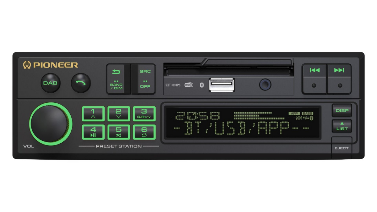 Pioneer SXT-C10PS, Retroradio, USB, Bluetooth, DAB