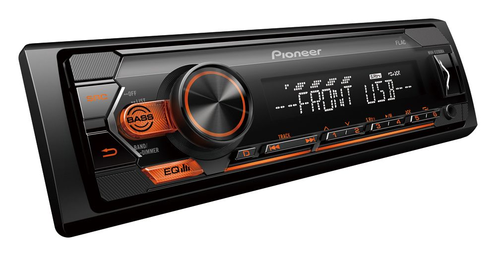 Pioneer DEH-S120UBA, Bilstereo med MP3, AUX, USB och orange knappbelysning