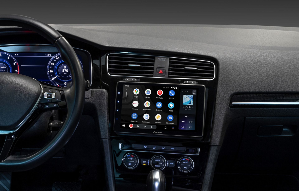 Pioneer SPH-EVO950DAB-VAG, VAG-bilstereo med 9-tums kapacitiv pekskärm