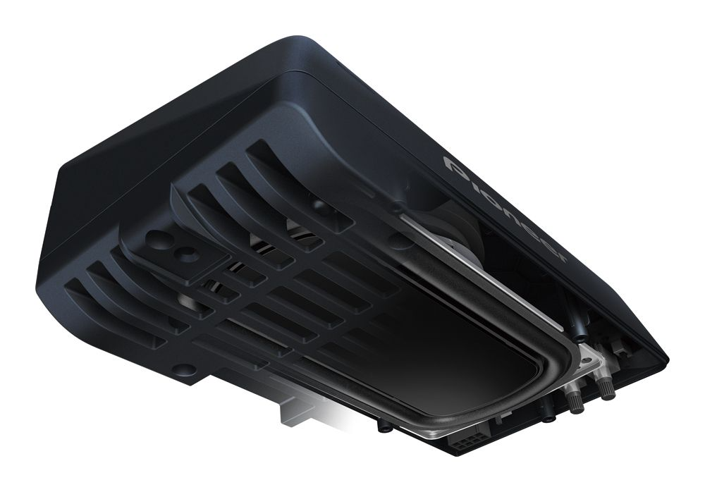 Pioneer TS-WX010A, liten aktiv baslåda, klass D, 160 W