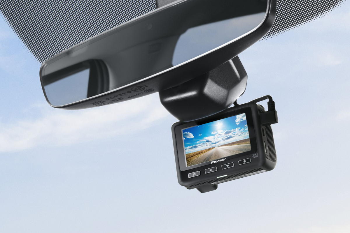 Pioneer VREC-Z810SH, 1-kanals (fram) dashbordkamera, 4K, GPS, WiFi, 30 b/s, 139° bred visningsvinkel