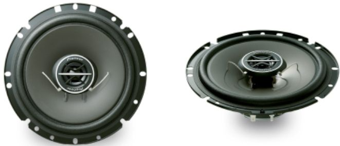 Pioneer TS-1702I, Fordonsanpassad 170 mm 2-vägshögtalare för Renault, Vauxhall, Volkswagen, Peugeot och Citroën