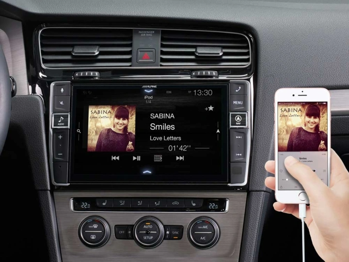 Alpine X903D-G7, Style navigationssystem för Golf 7