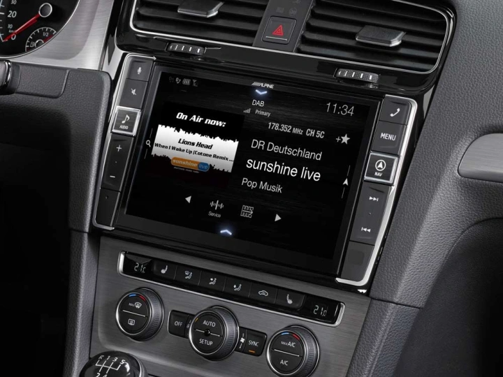 Alpine X903D-G7, Style navigationssystem för Golf 7