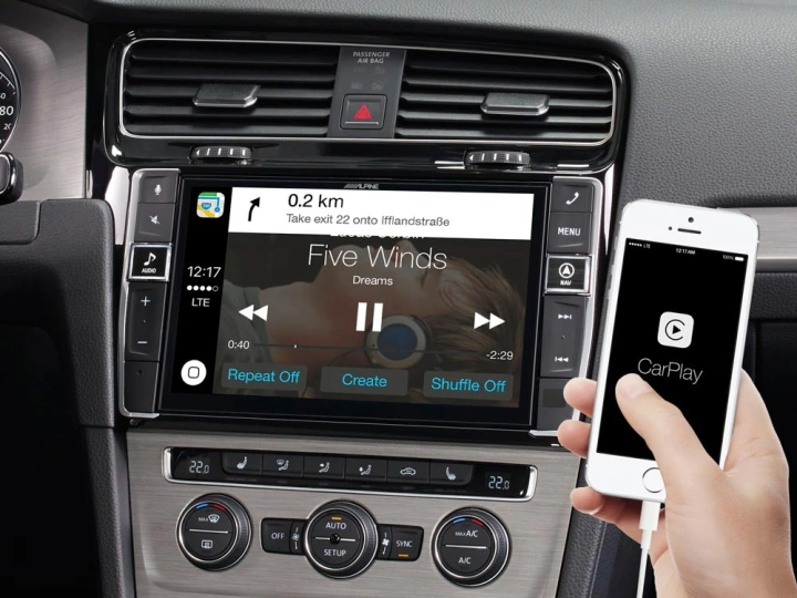 Alpine X903D-G7, Style navigationssystem för Golf 7