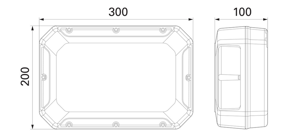 Pioneer TS-WX400DA, 8-tums aktiv baslåda