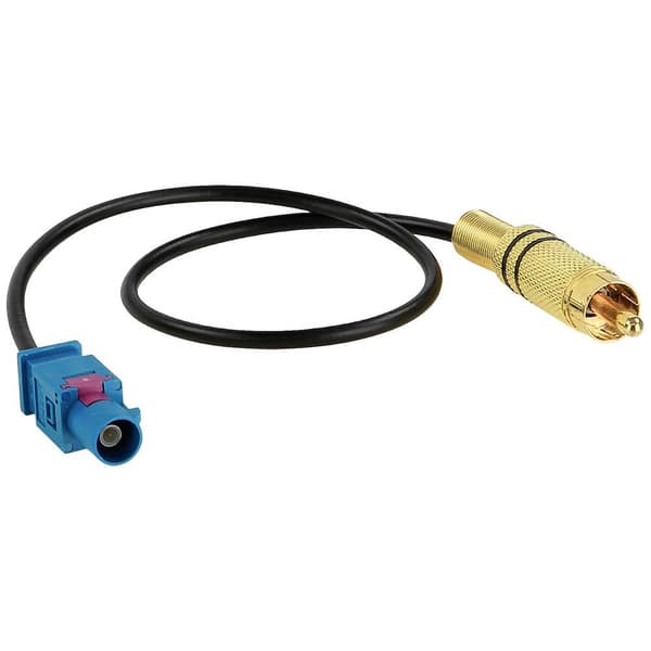 ACV 771000-2011 adapter för originalmonterad backkamera, Fakra-hane till RCA-hane