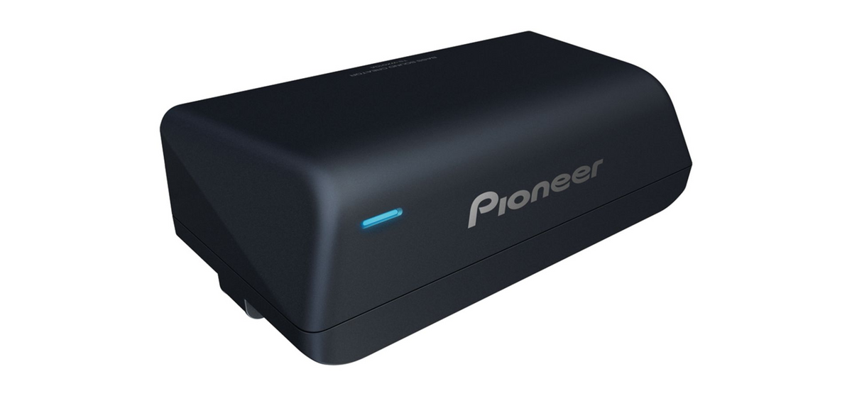 Pioneer TS-WX010A, liten aktiv baslåda, klass D, 160 W