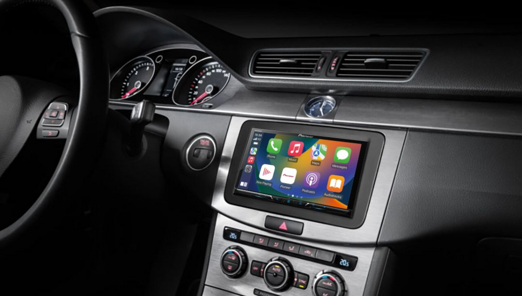 Pioneer SPH-DA230DAB, Bilstereo med Bluetooth, DAB, CarPlay och Android Auto