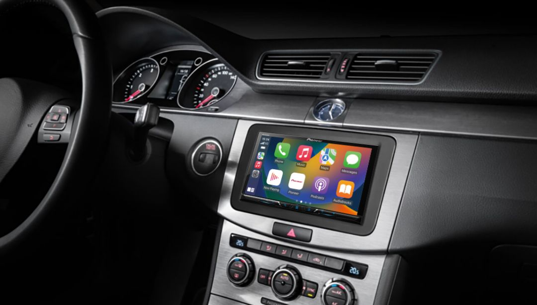 Pioneer SPH-DA230DAB, Bilstereo med Bluetooth, DAB, CarPlay och Android Auto