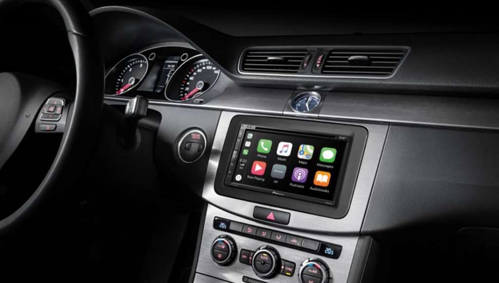 Pioneer AVH-Z5200DAB, Bilstereo med CD/DVD, USB, Bluetooth, 6,8-tums skärm, DAB, CarPlay och Android Auto