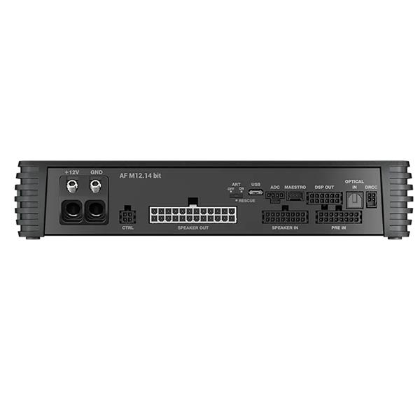 Audison AF M8.14 bit, 8-kanals Slutsteg med DSP, 8×140 W