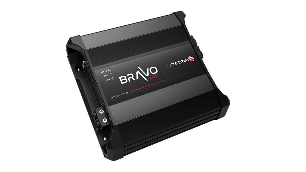 Stetsom BRAVO BASS 3K_1, Bravo Bass 3000 W monoblock-slutsteg, 1 ohm