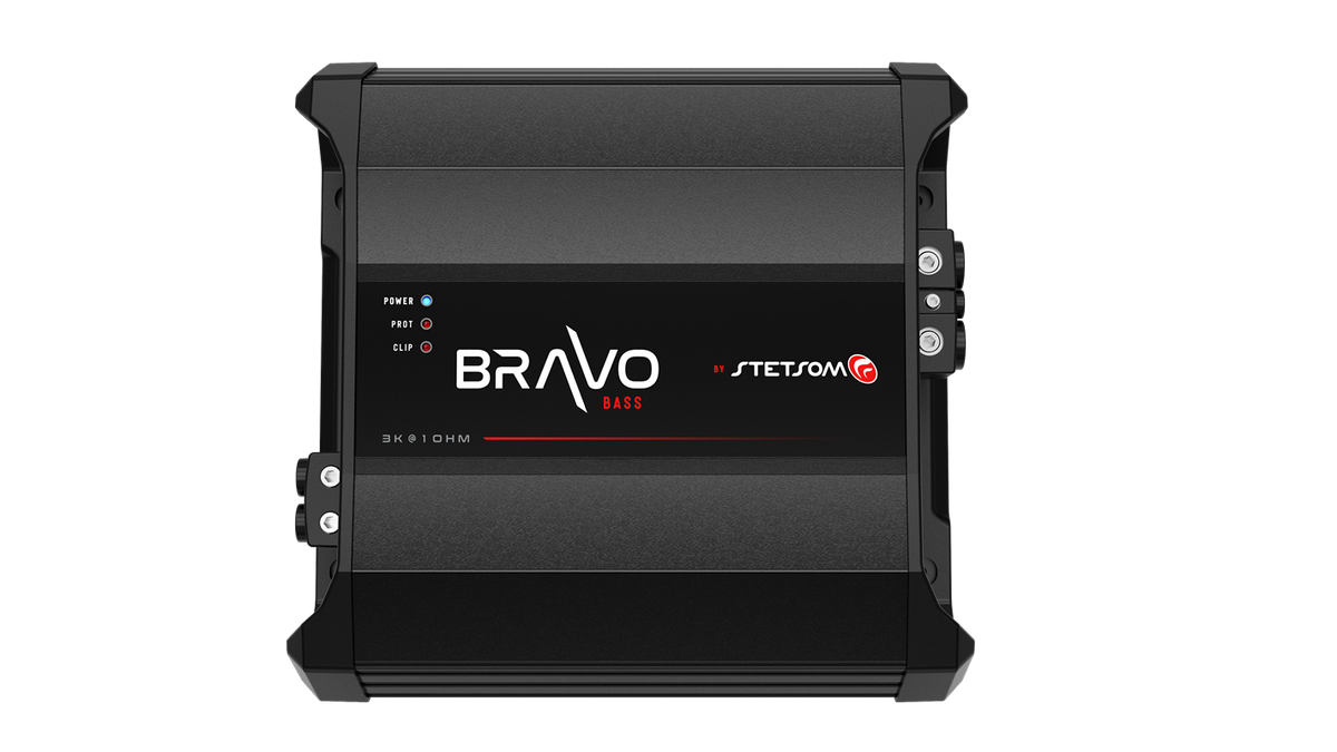 Stetsom BRAVO BASS 3K_1, Bravo Bass 3000 W monoblock-slutsteg, 1 ohm