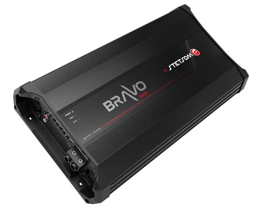 Stetsom BRAVO BASS 8K_1, Bravo Bass 8000 W monoblock-slutsteg, 1 ohm