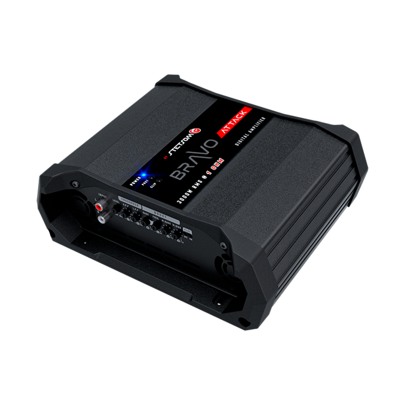 Stetsom Bravo Attack 3000_1, Bravo Attack 3000 W monoblock-slutsteg, 1 ohm