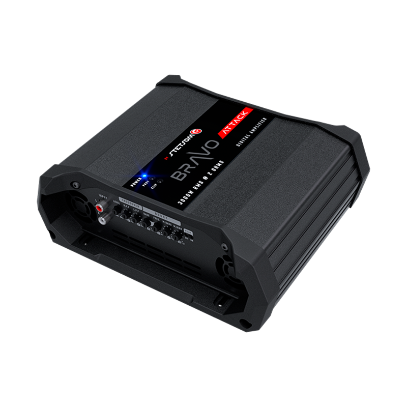 Stetsom Bravo Attack 3000_2, Bravo Attack 3000 W monoblock-slutsteg, 2 ohm
