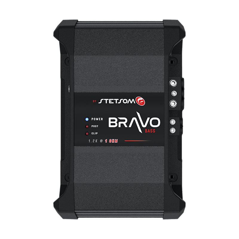 Stetsom Bravo Bass 1200_1, Bravo Bass 1200 W monoblock-slutsteg, 1 ohm