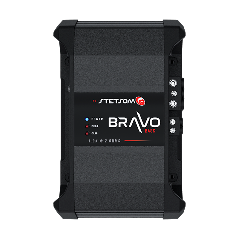 Stetsom Bravo Bass 1200_2, Bravo Bass 1200 W monoblock-slutsteg, 2 ohm
