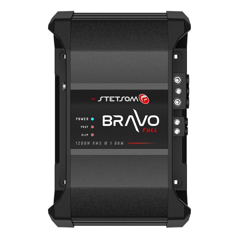Stetsom Bravo Full 1200_01, Bravo Full 1200 W monoblock-slutsteg, 1 ohm