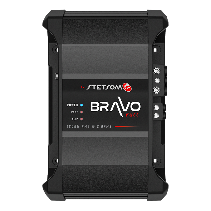 Stetsom Bravo Full 1200_2, Bravo Full 1200 W monoblock-slutsteg, 2 ohm