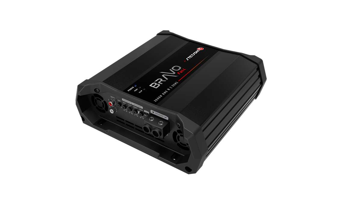 Stetsom Bravo Full 3000_2, Bravo Full 3000 W monoblock-slutsteg, 2 ohm