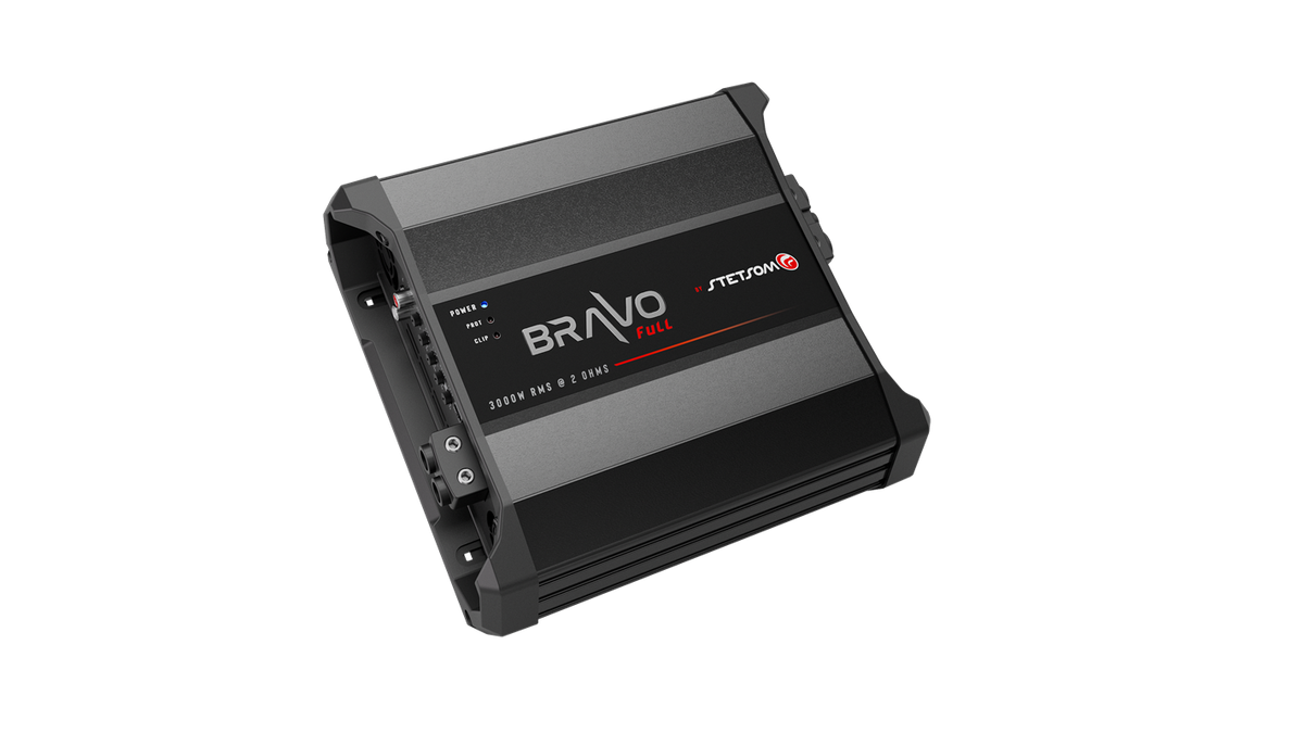 Stetsom Bravo Full 3000_2, Bravo Full 3000 W monoblock-slutsteg, 2 ohm