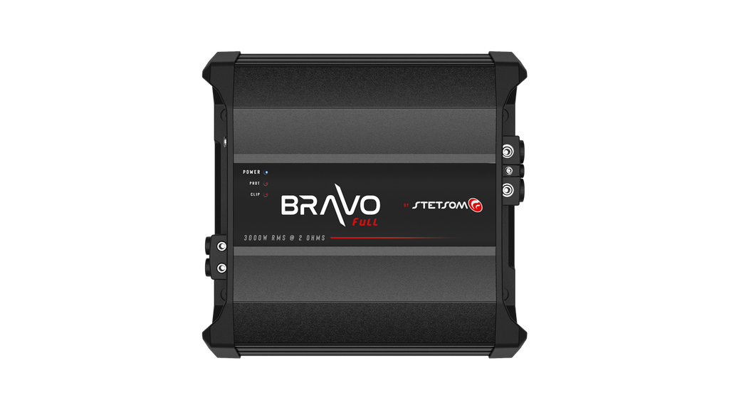 Stetsom Bravo Full 3000_2, Bravo Full 3000 W monoblock-slutsteg, 2 ohm