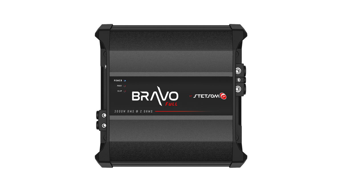 Stetsom Bravo Full 3000_2, Bravo Full 3000 W monoblock-slutsteg, 2 ohm