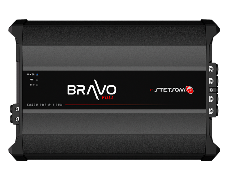 Stetsom Bravo Full 5000_1, Bravo Full 5000 W monoblock-slutsteg, 1 ohm