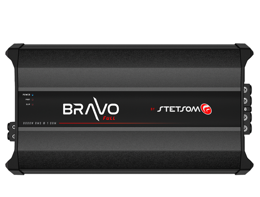 Stetsom Bravo Full 8000_1, Bravo Full 8000 W monoblock-slutsteg, 1 ohm