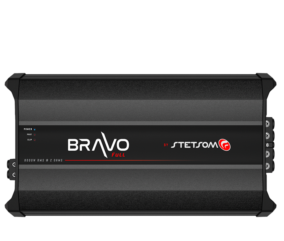 Stetsom Bravo Full 8000_2, Bravo Full 8000 W monoblock-slutsteg, 2 ohm