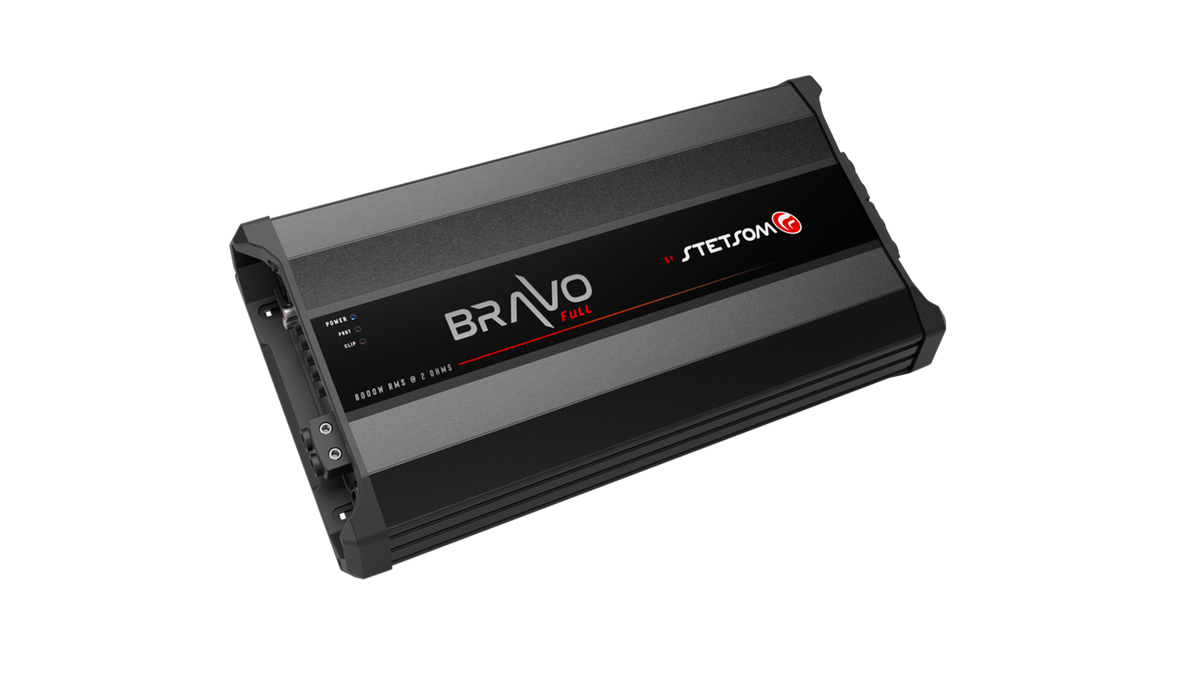 Stetsom Bravo Full 8000_2, Bravo Full 8000 W monoblock-slutsteg, 2 ohm