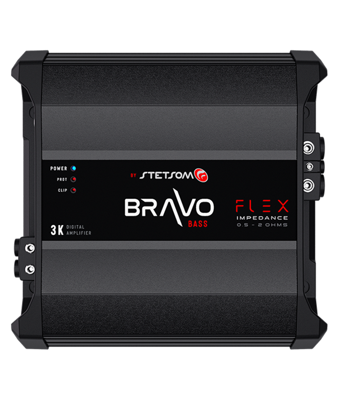 Stetsom Bravo Full Flex 3K, Bravo Flex 3000 W fullregister-monoblock, 0,5–2 ohm