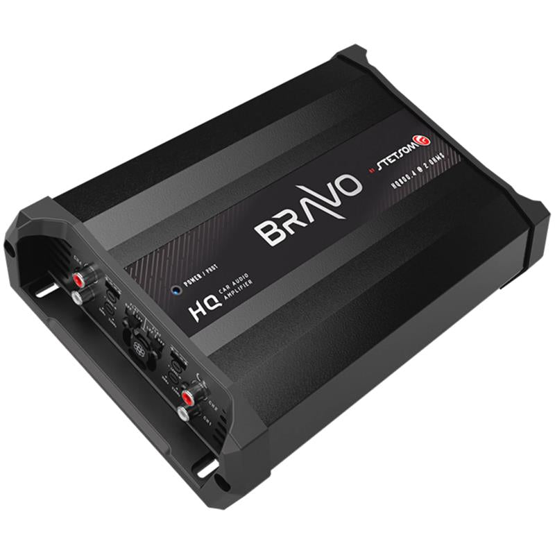 Stetsom Bravo HQ 800.4_2, digitalt 4-kanals slutsteg 4 x 250 W RMS, 2 ohm