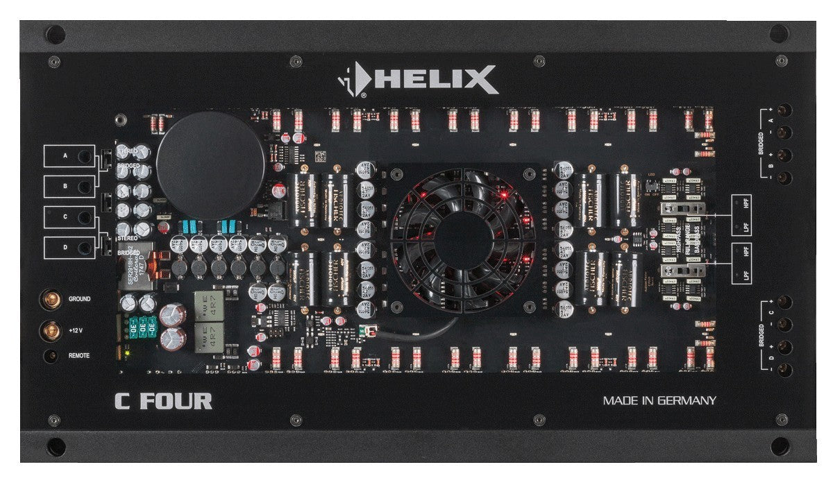 Helix C FOUR 4-kanals High End-slutsteg