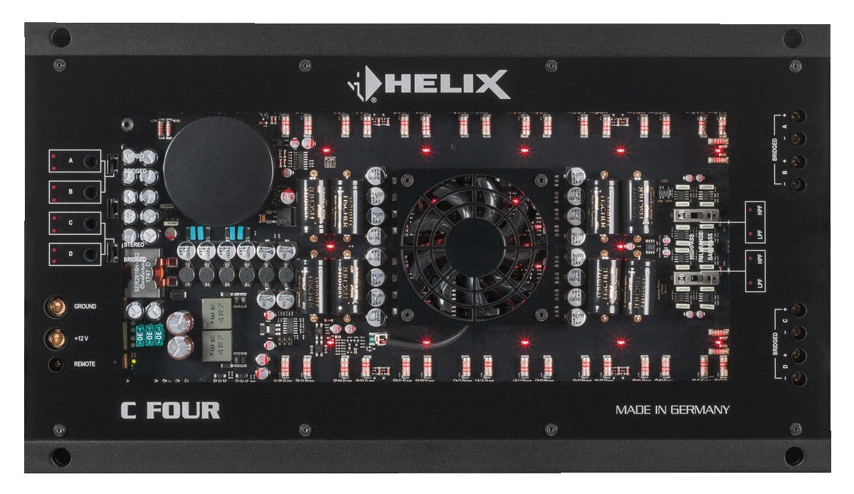 Helix C FOUR 4-kanals High End-slutsteg