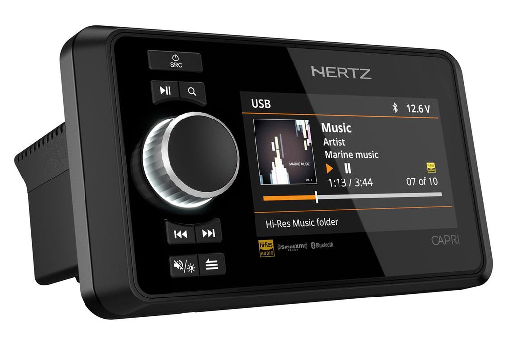 Hertz CAPRI H100, marin mediemottagare med 4 zoner