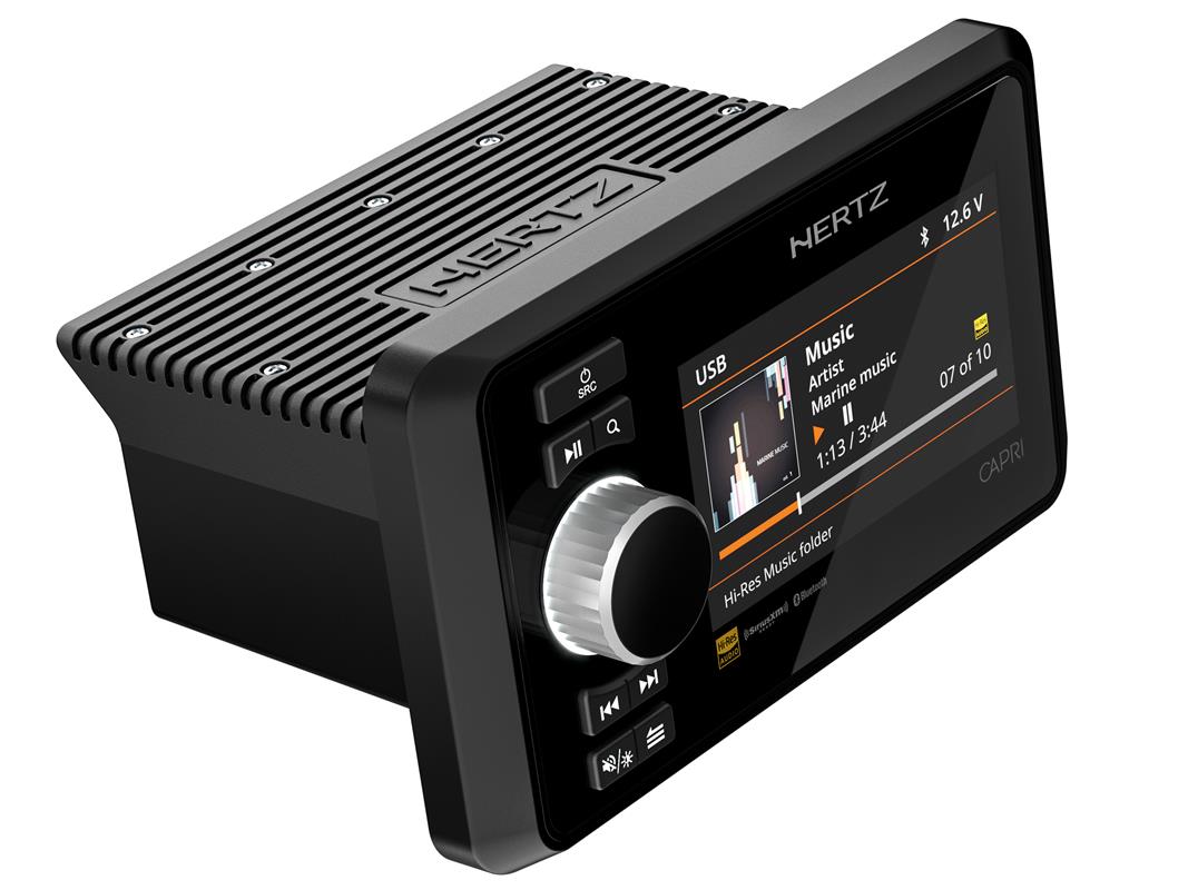 Hertz CAPRI H100, marin mediemottagare med 4 zoner