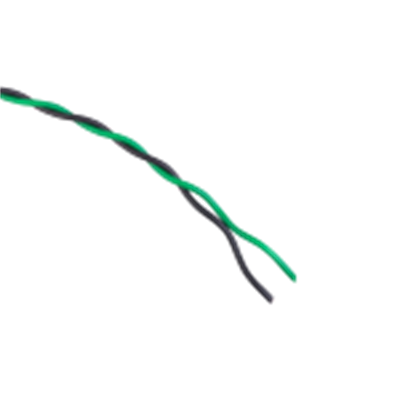 Högtalarkabel twistad 0,5mm2 grön 150m rulle