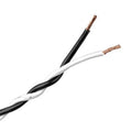Högtalarkabel twistad 0,5mm2 vit 150m rulle