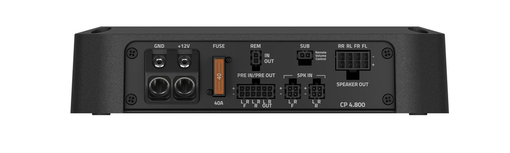 Hertz CP 4.800, Cento 4-kanals slutsteg 4x190 W Klass D med högupplöst ljud