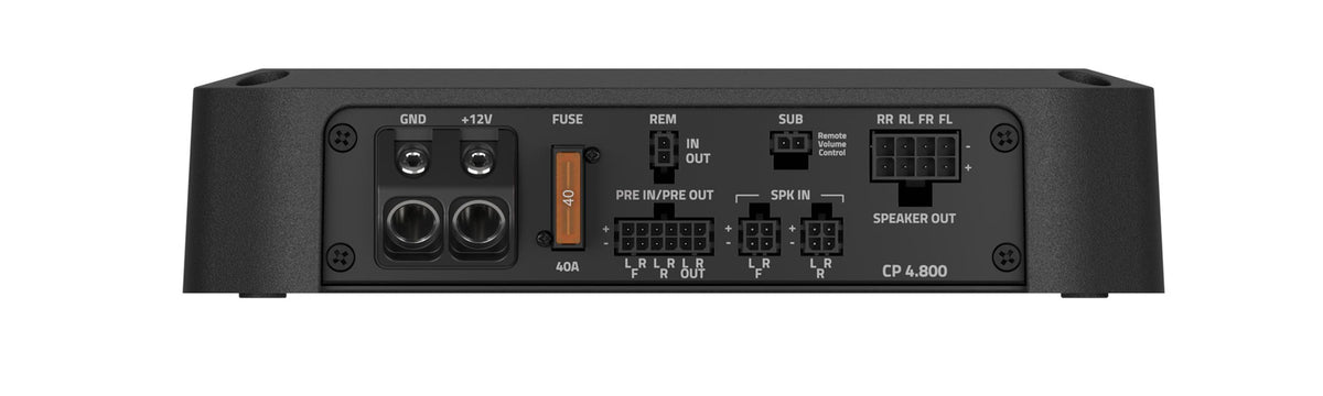 Hertz CP 4.800, Cento 4-kanals slutsteg 4x190 W Klass D med högupplöst ljud