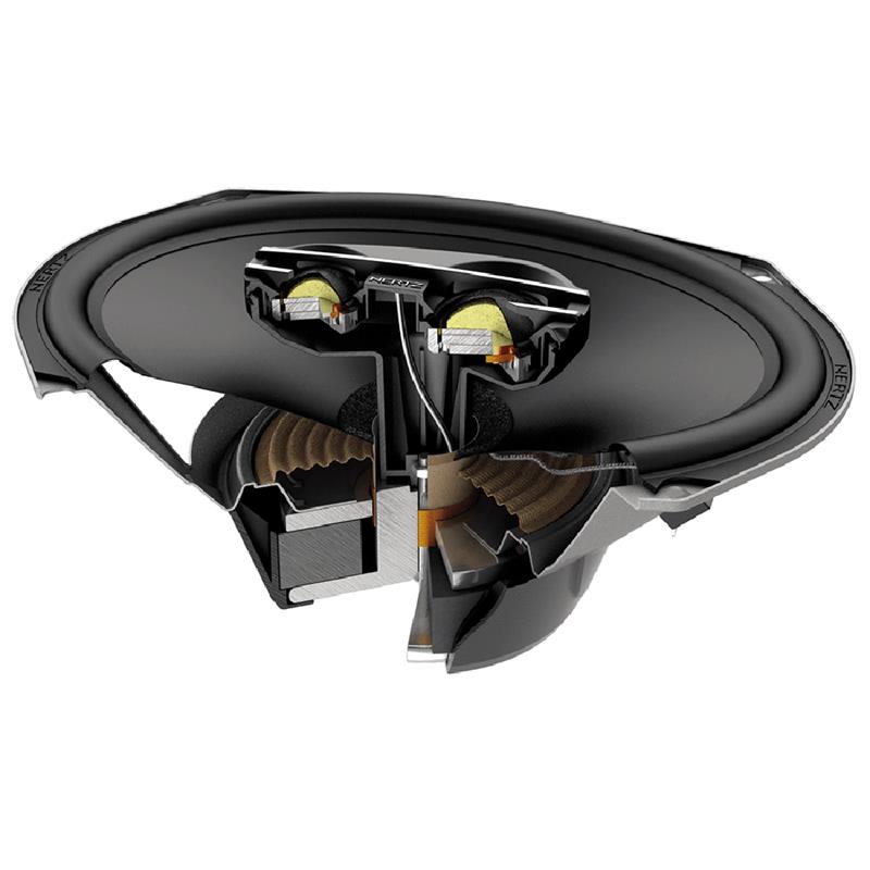 Hertz CX-690, SET Koaxial 3-vägs 6"X9" + Galler