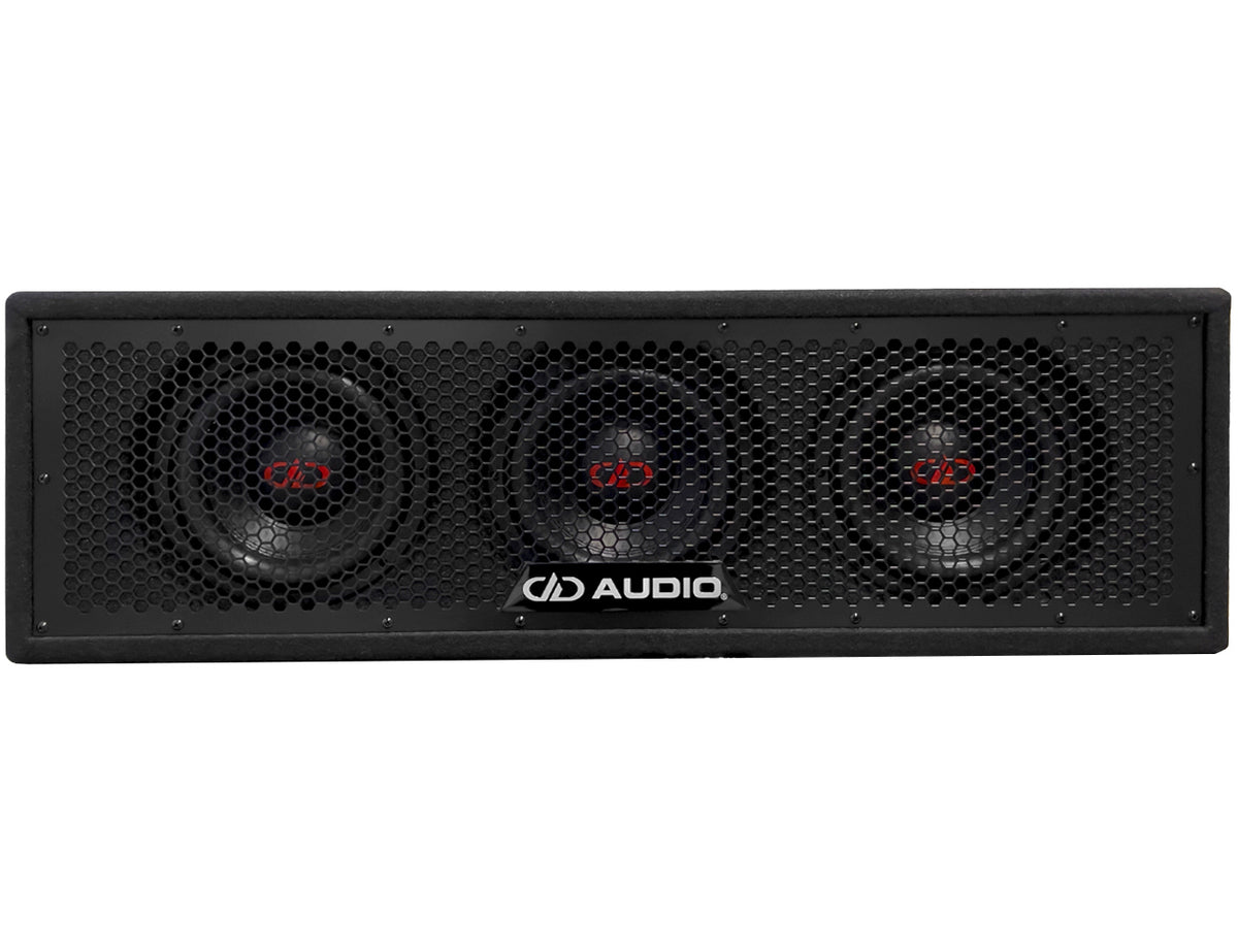DD Audio LE-208.3 – baslåda med 3 x 8 tum, 0,7 ohm