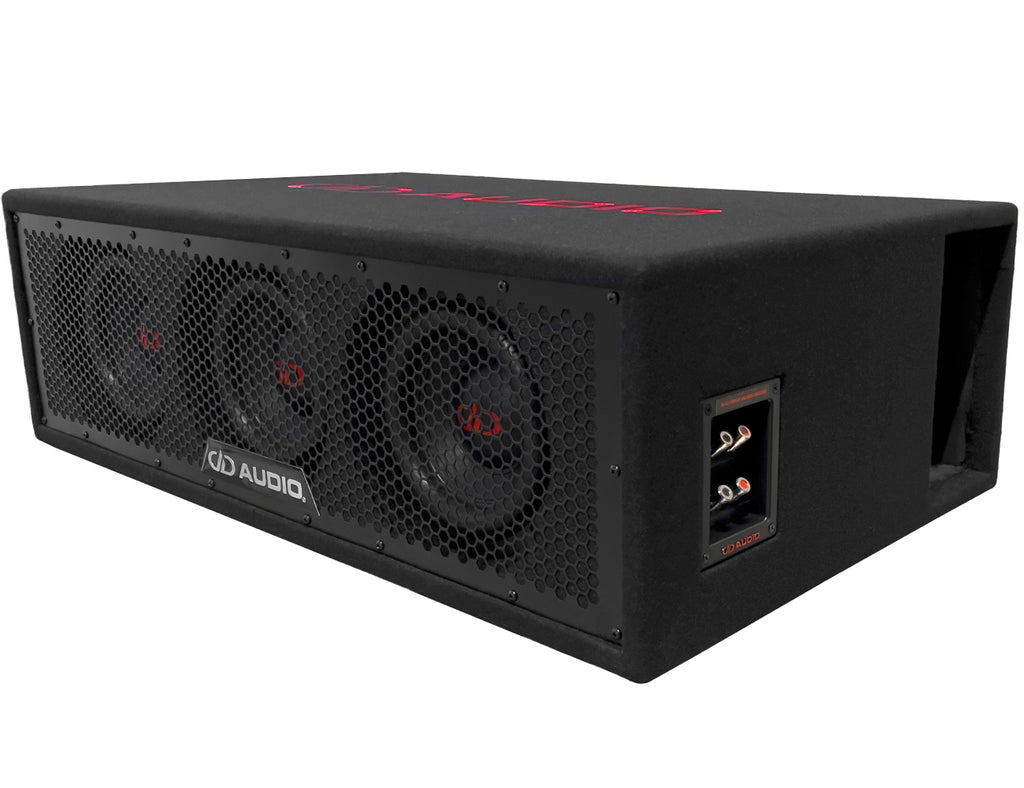 DD Audio LE-208.3 – baslåda med 3 x 8 tum, 0,7 ohm