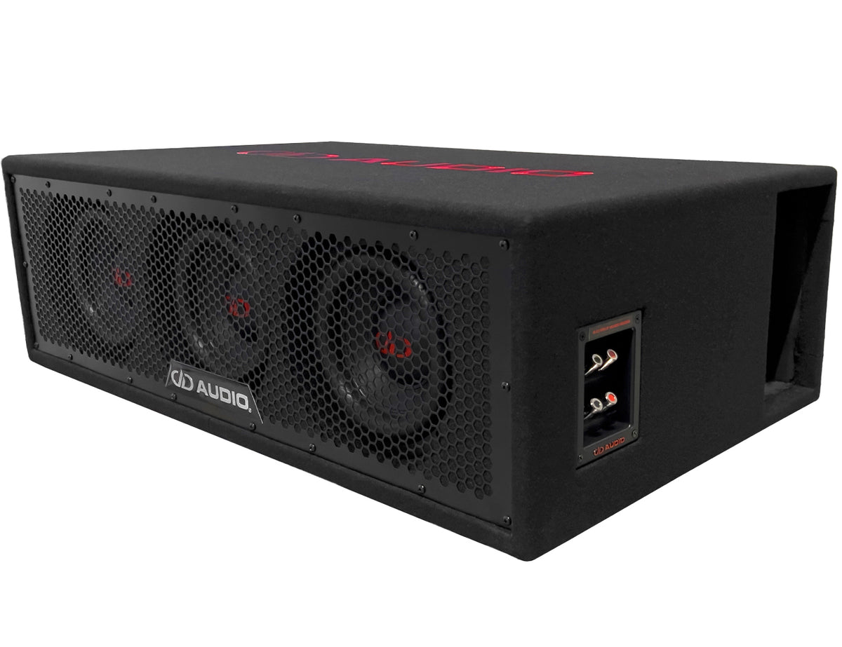 DD Audio LE-208.3 – baslåda med 3 x 8 tum, 0,7 ohm