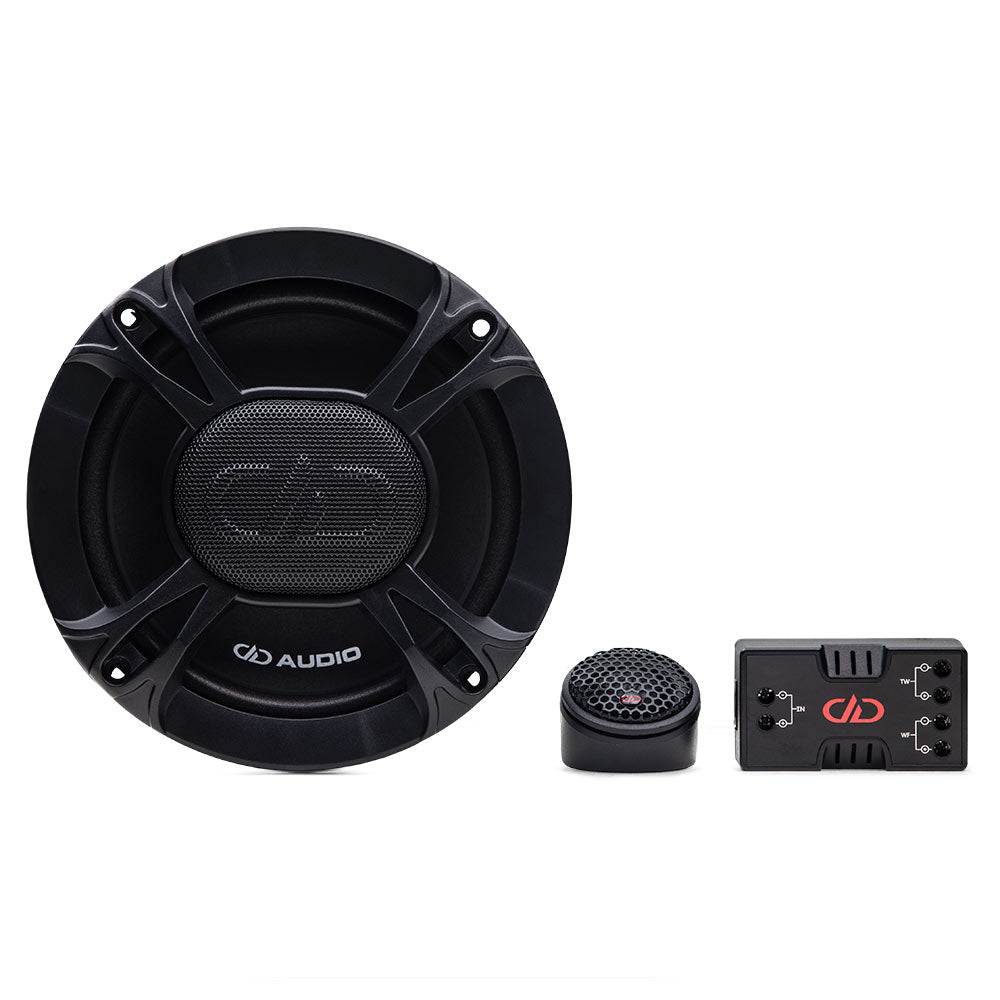 DD Audio E-C6.5B – 6,5-tums kitsystem, 4 ohm